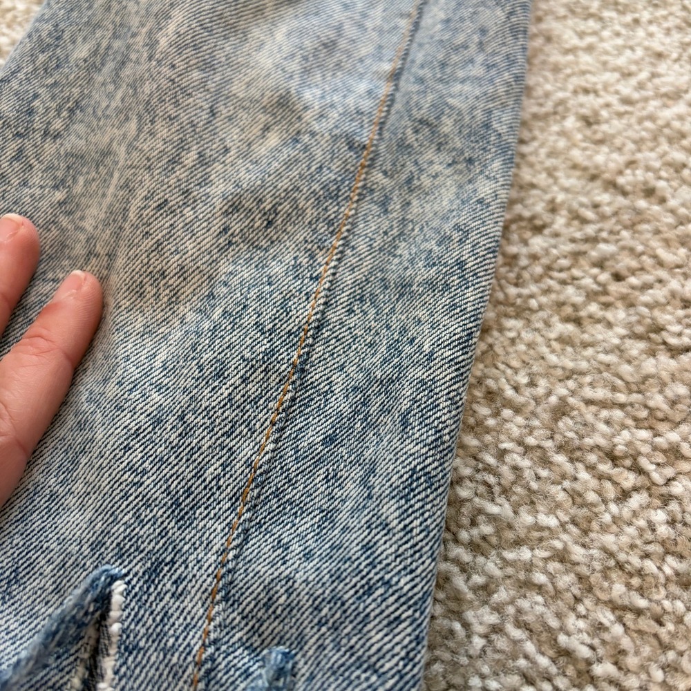 Vintage Levi's 505‎ Jeans Womens 29 Acid Wash 1970s Big E Distressed Retro - Picture 7 of 16